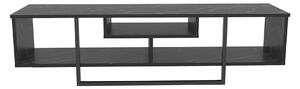 Comoda TV ASAL 150, negru, PAL melaminat, 150x35x40 cm
