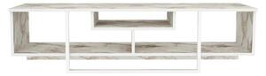 Comoda TV ASAL 150, alb/bej, PAL melaminat, 150x35x40 cm