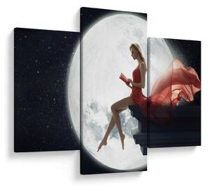 Tablou - Femeia sub clar de lună (90x60 cm)