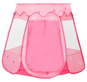 Cort de joacă pentru copii, roz, 102x102x82 cm