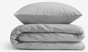 Goldea lenjerie de pat din 100% bumbac - gri 160 x 200 și 2buc 50 x 70 cm
