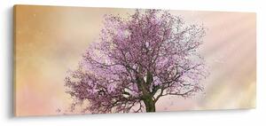 Tablou - Copacul înflorit în deal (120x50 cm)
