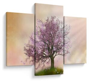 Tablou - Copacul înflorit în deal (90x60 cm)