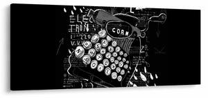 Tablou - Desen în stilul lui Banksy (120x50 cm)