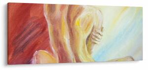 Tablou - Imaginea unei femei care se odihnește, pictură în ulei (120x50 cm)