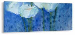Tablou - Lalele albe (120x50 cm)