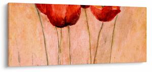 Tablou - Lalele roșii (120x50 cm)