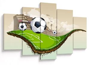 Tablou - Teren de fotbal (150x105 cm)