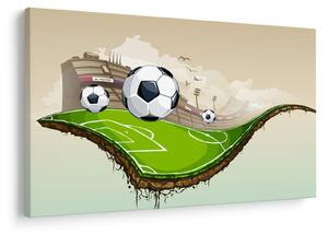 Tablou - Teren de fotbal (90x60 cm)