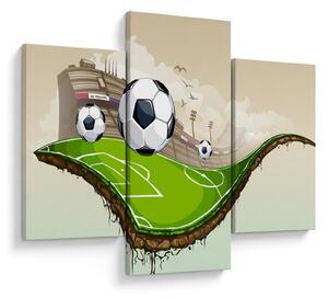 Tablou - Teren de fotbal (90x60 cm)