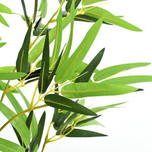 Plantă bambus artificial cu ghiveci 175 cm, verde