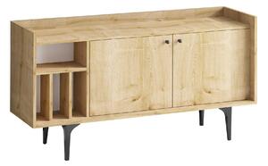 Comoda CANOPUS, stejar safir, PAL melaminat, 150x40x80 cm