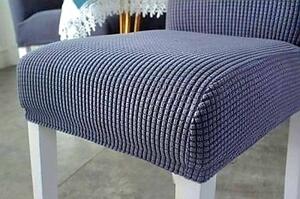 Set 6 huse elastice pentru scaune culoare Gri inchis