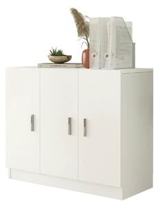 Comoda 956LCS1503, alb, PAL melaminat, 89x38x74 cm