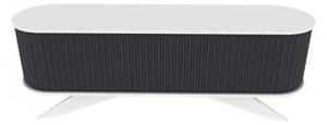 Comoda TV STOR, gri/alb, PAL melaminat, 180x43x60 cm