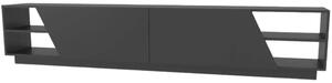 Comoda TV RHODES, gri antracit, PAL melaminat, 240x37x47 cm