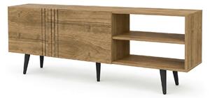 Comoda TV RONAS, nuc, PAL melaminat, 160x35x39 cm