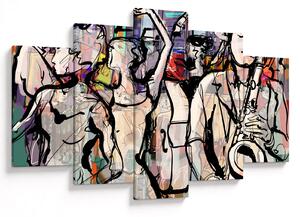 Tablou - Seara de jazz (150x105 cm)