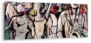 Tablou - Seara de jazz (120x50 cm)