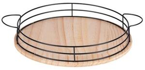 Tava rotunda din lemn ALPINA Ø35 cm