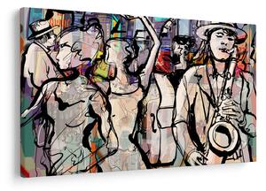 Tablou - Seara de jazz (90x60 cm)