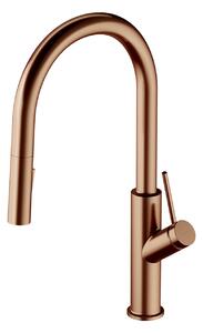 Omnires Bend baterie bucătărie pe picior cupru BE6455CPB