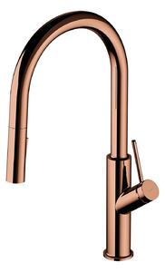 Omnires Bend baterie bucătărie pe picior cupru BE6455CP
