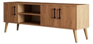Comoda TV EXXEN, stejar, PAL, 150x34x52 cm