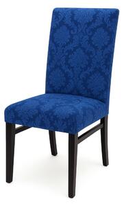 Set 6 huse elastice pentru scaune, model Jacquard Albastru