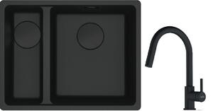 Set chiuvetă din granit Franke Maris 125.0697.756, baterie bucătărie Franke Lina 115.0626.053