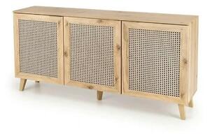 Comoda BORNEO, stejar artisan, PAL laminat, 160x40x85 cm