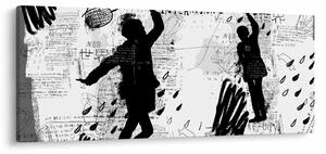 Tablou - Artă stradală - zarvă (120x50 cm)