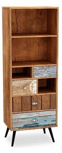 Biblioteca MEZO REG1, multicolor, PAL laminat, 60x29x180 cm