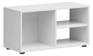 Comoda TV NENO, alb, PAL, 80x35.5x42 cm