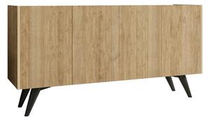 Comoda PEKIN, stejar, PAL melaminat, 150x40x76 cm