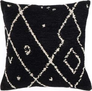 Perna decorativa SOLIA VORO 45x45 cm, negru