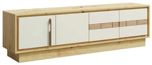 Comoda TV KEKS K4a, stejar/casmir, PAL laminat, 170x37x49 cm