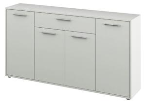Comoda LUNIA, alb, 163x33x86 cm