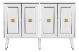 Comoda HARTIN, alb, PAL melaminat, 120x30x80 cm