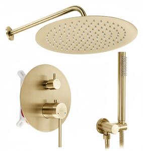 Set de dus incastrat Rea Foss Clif Brush Gold + BOX