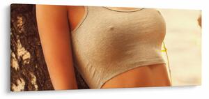 Tablou - Femeia lângă pom (120x50 cm)