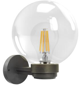 Brilagi - Aplica de perete pentru exterior HARBOR 1xE27/40W/230V IP33 antracit cu sticlă transparentă