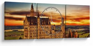 Tablou - Tyskland (cu ceas) (90x30 cm)