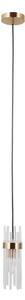 ITALUX PND-40760-1-HBR - Pendul suspendat pe cablu TARASO 1xE14/40W/230V, auriu
