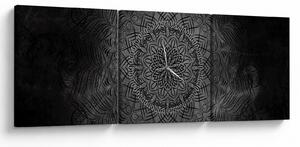 Tablou -Mandala mistică (cu ceas) (90x30 cm)