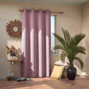 AmeliaHome Draperie Blackout EYELETS roz, 140 x 245 cm