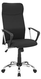 Scaun de birou, Scaun pivotant ergonomic, 63 x (110-120) x 63 cm, negru | SONGMICS