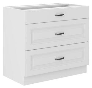 Z0ND0 Dulap inferior de bucătărie cu sertare Vintageline 80 D 3S BB (Alb) . 1103343