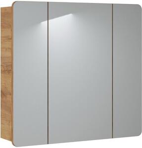 Comad Aruba dulap 80x16x75 cm cu oglinda stejar ARUBA 843 -80CM FSC
