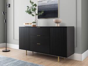 Comodă Newelon K2D3SZ NW02 (Negru + auriu) . 1103664